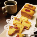 あんずとパウンドケーキ